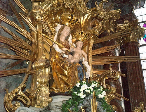 Kájov - milostná soška Panny Marie